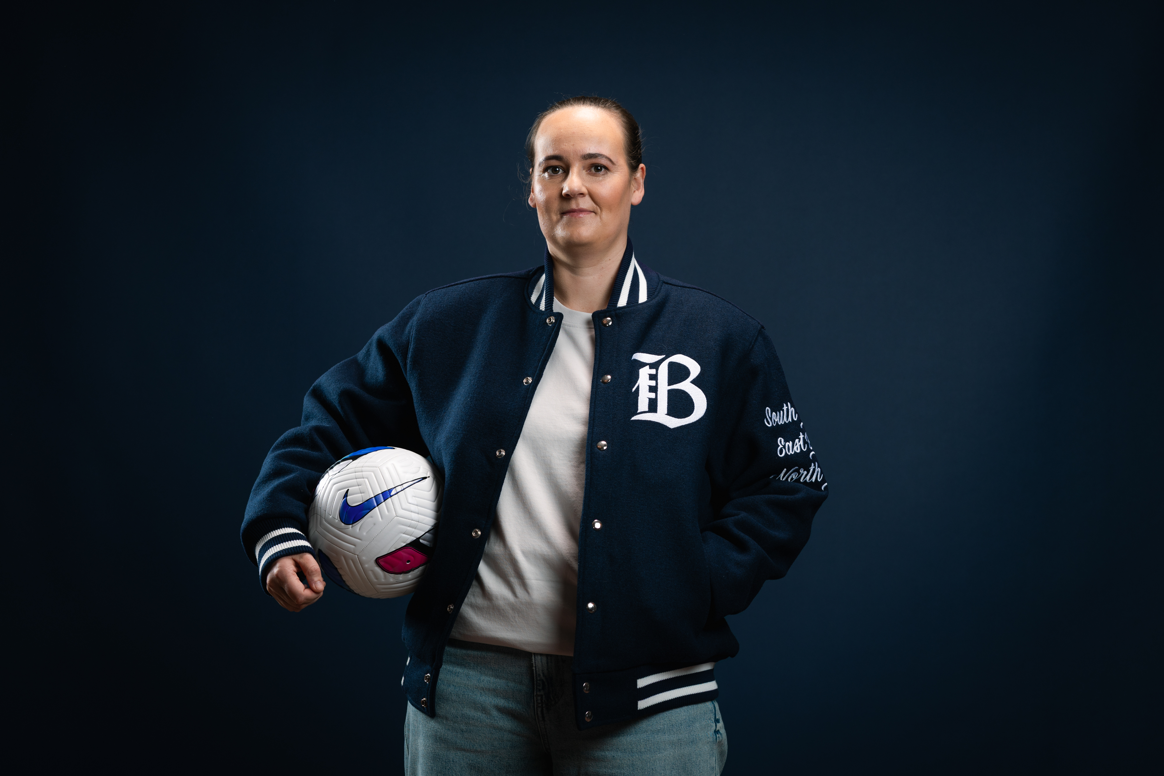 Bay FC head coach Emma Coates poses for a photo. (Courtesy of Bay FC)