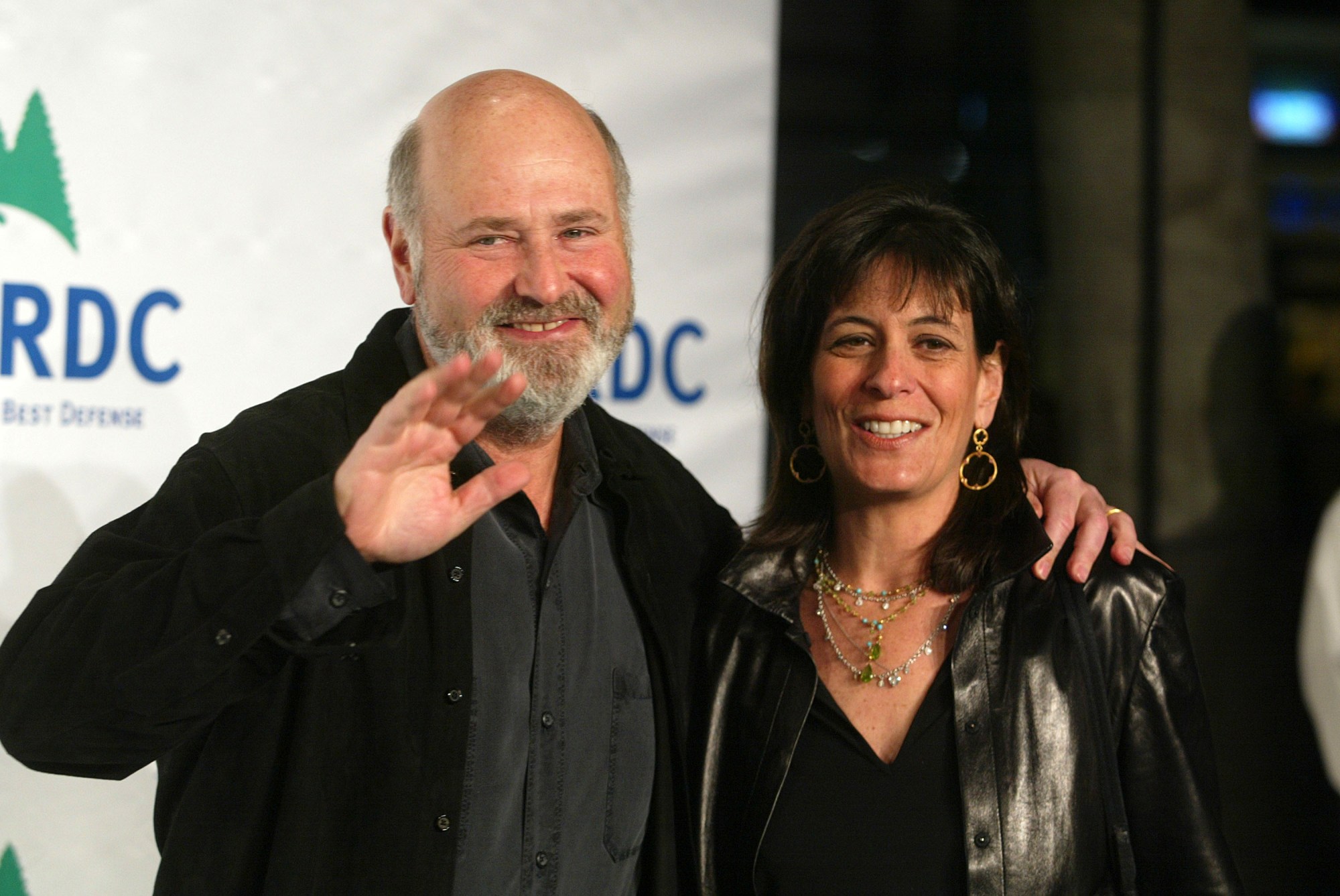 Rob Reiner and wife Michelle arrive at "Turn Up The Heat-Fight Global Warming", a benefit to help the Natural Resources Defense Council, in 2003.
