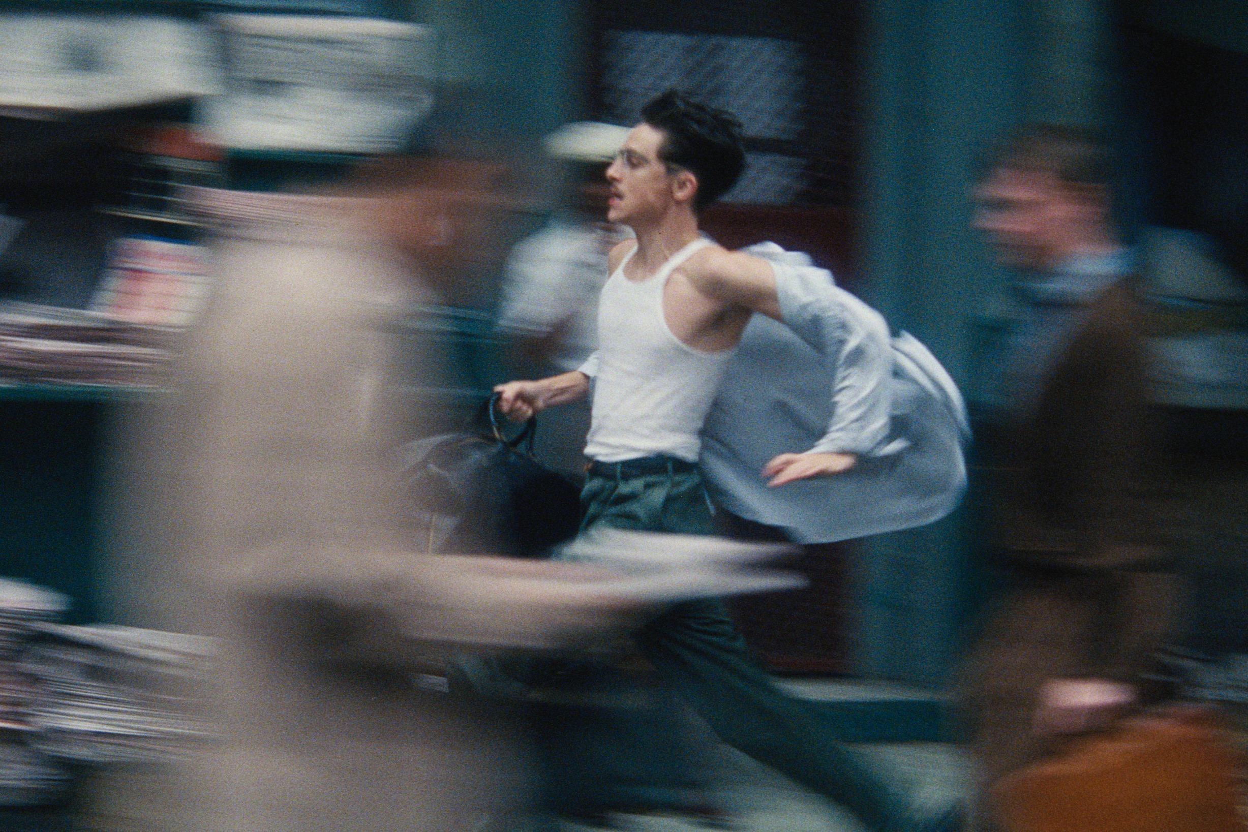 Timothée Chalamet appears in a scene from the much-talked-about film "Marty Supreme." 